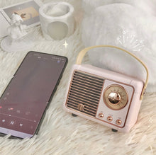 Load image into Gallery viewer, Retro Radio Bluetooth Speaker