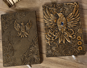 Vintage Phoenix Rising Spell Book