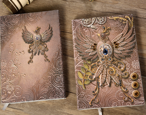 Vintage Phoenix Rising Spell Book