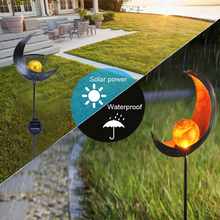 Load image into Gallery viewer, Sun &amp; Moon Garden Solar Light