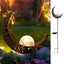 Load image into Gallery viewer, Sun &amp; Moon Garden Solar Light