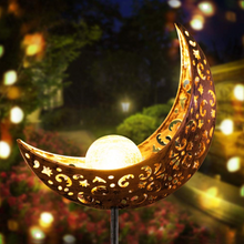 Load image into Gallery viewer, Sun &amp; Moon Garden Solar Light