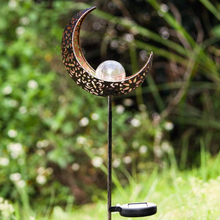 Load image into Gallery viewer, Sun &amp; Moon Garden Solar Light