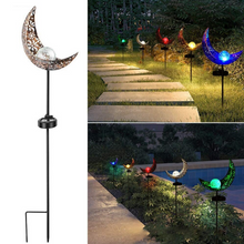 Load image into Gallery viewer, Sun &amp; Moon Garden Solar Light