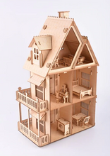 Load image into Gallery viewer, Gothic DIY Dollhouse