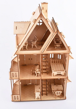 Load image into Gallery viewer, Gothic DIY Dollhouse