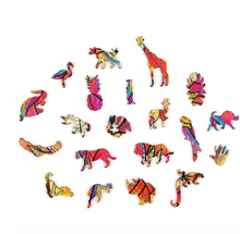 Load image into Gallery viewer, Playful Animal Jigsaw Puzzles