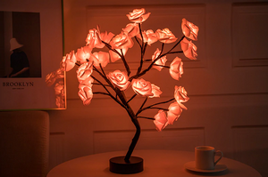 Beautiful Magic Rose Lamp