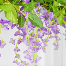 Load image into Gallery viewer, Darling Wisteria Hanging Flowers