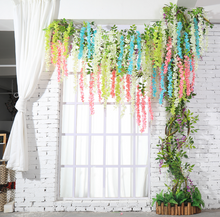 Load image into Gallery viewer, Darling Wisteria Hanging Flowers