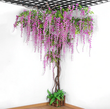 Load image into Gallery viewer, Darling Wisteria Hanging Flowers