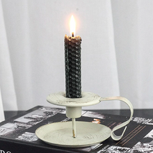 Load image into Gallery viewer, Romantic Retro Iron Candlestick