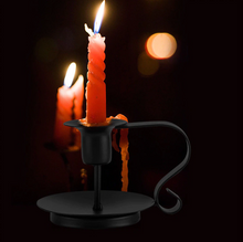 Load image into Gallery viewer, Romantic Retro Iron Candlestick