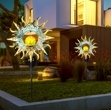 Load image into Gallery viewer, Sun &amp; Moon Garden Solar Light