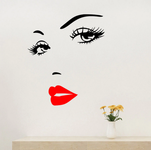 Lovely Sultry Feminine Wall Sticker