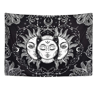 Celestial Sun & Moon Wall Tapestry