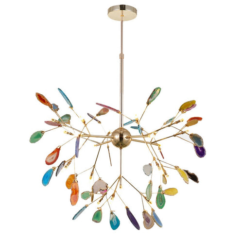 Glamorous Agate Quartz Chandelier