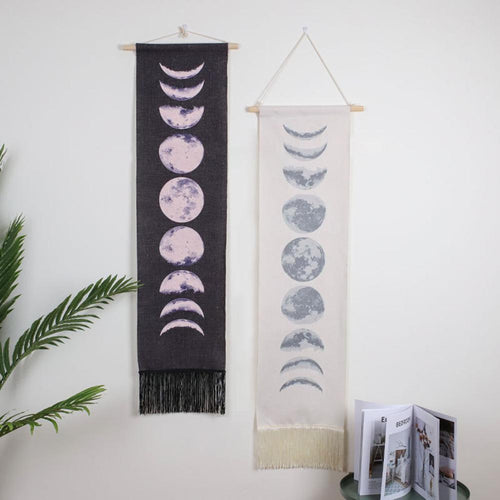 Lunar Moon Phases Wall Tapestry