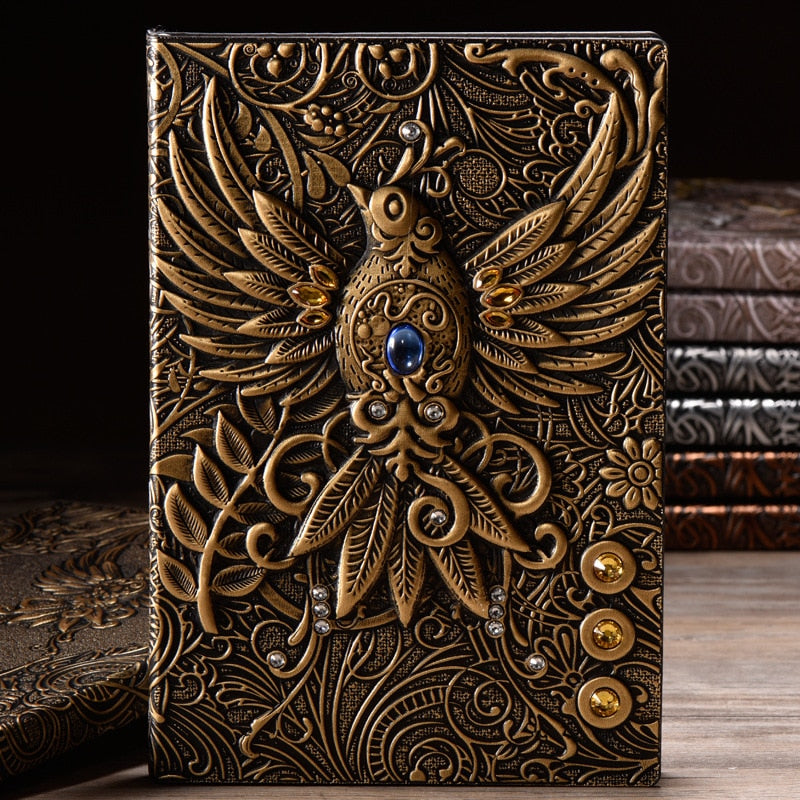 Vintage Phoenix Rising Spell Book