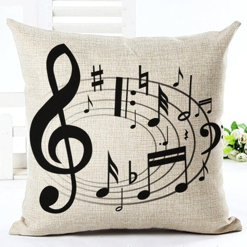 Happy Harmony Musical Pillow Cases