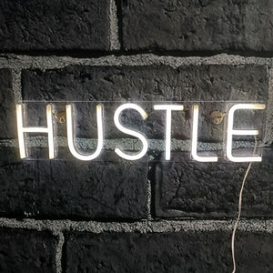 Bold Hustle Neon Sign