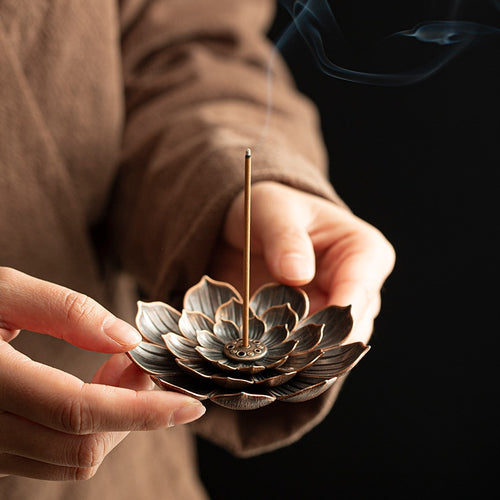 Lotus Meditation Incense Holder