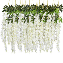 Load image into Gallery viewer, Darling Wisteria Hanging Flowers